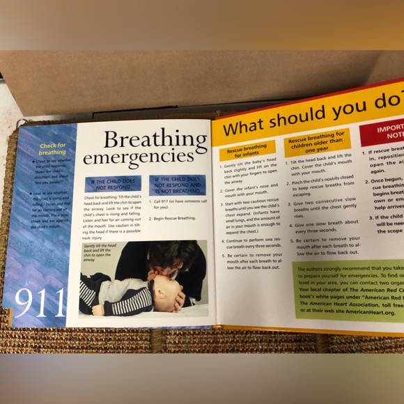 First Aid for Parents, Medical Emergency 911 procedures, quick reference, tips - Picture 6 of 7